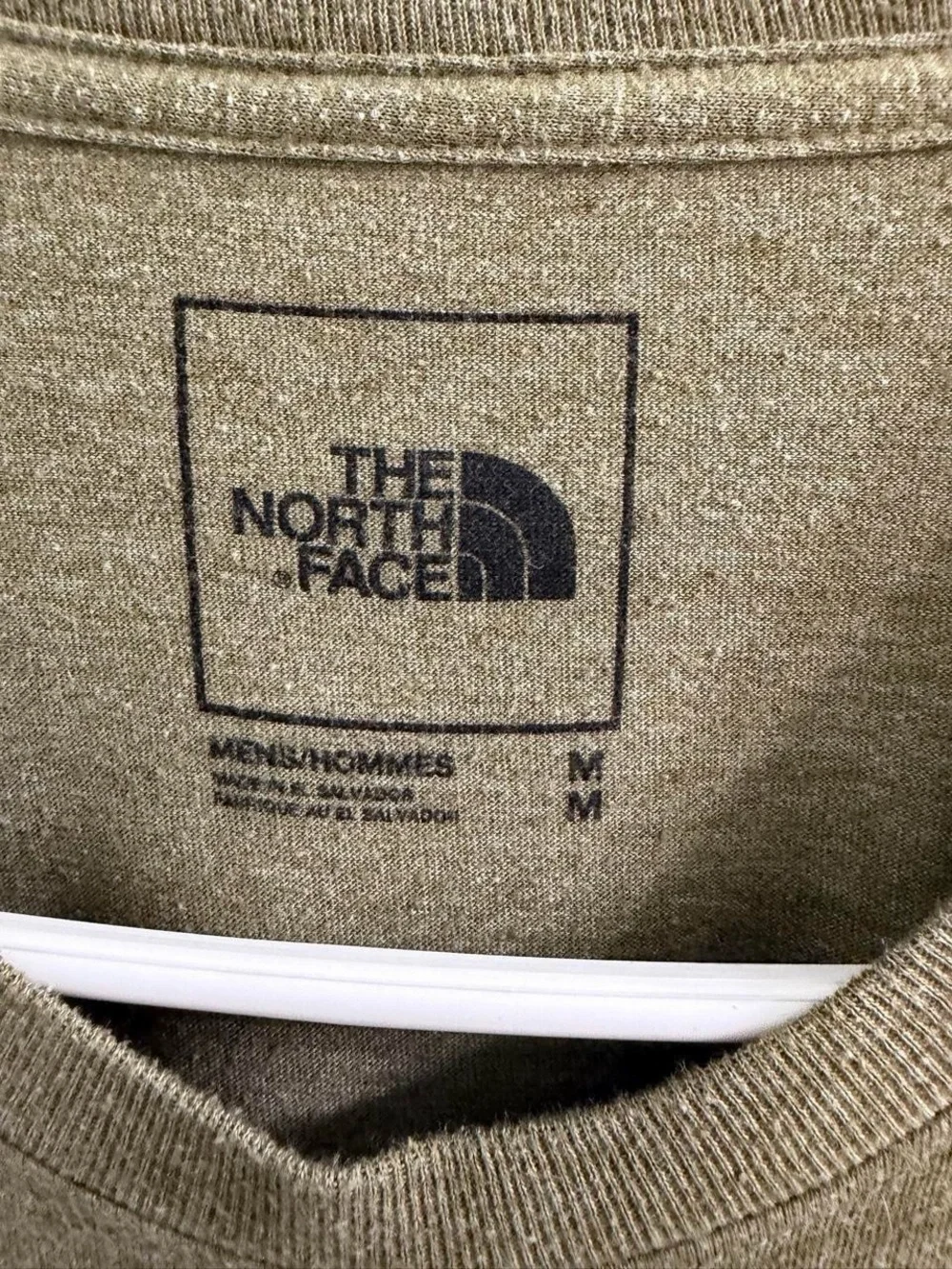 The North Face Olive Short Sleeve Logo Tee Sz M Gorpcore